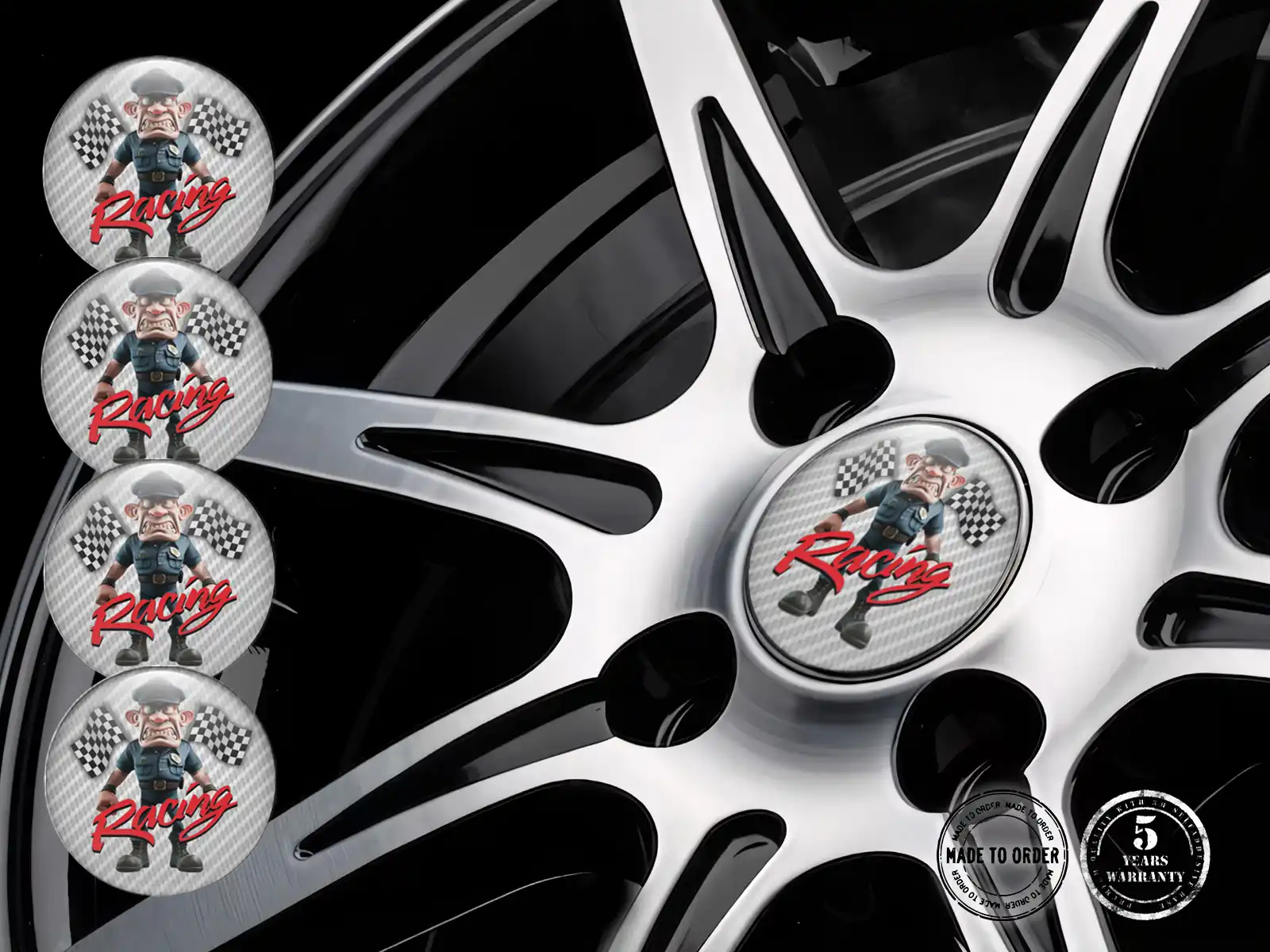 Calcomanías Bombadas Estilo Etiquetas Exclusivas Autos